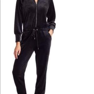 Skinny girl velour jumpsuit